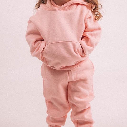 Arby & Opal Mini Jogger Set - Baby Pink