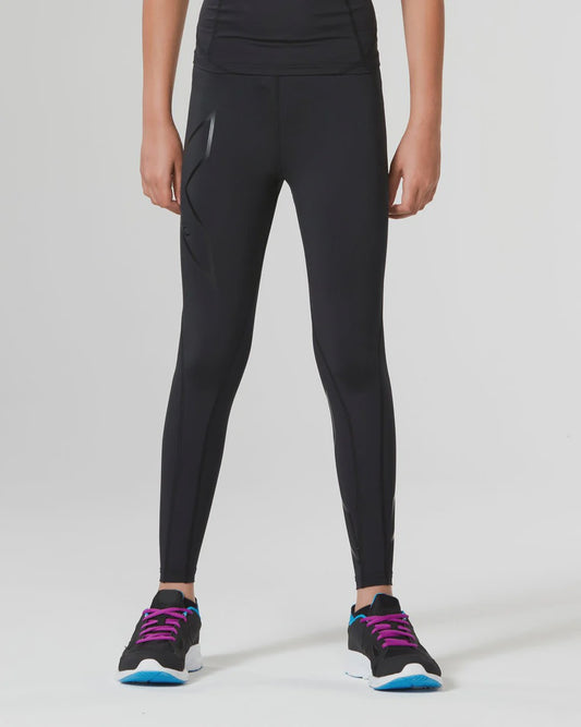2XU Girls Core Compression Tights - Black/Nero