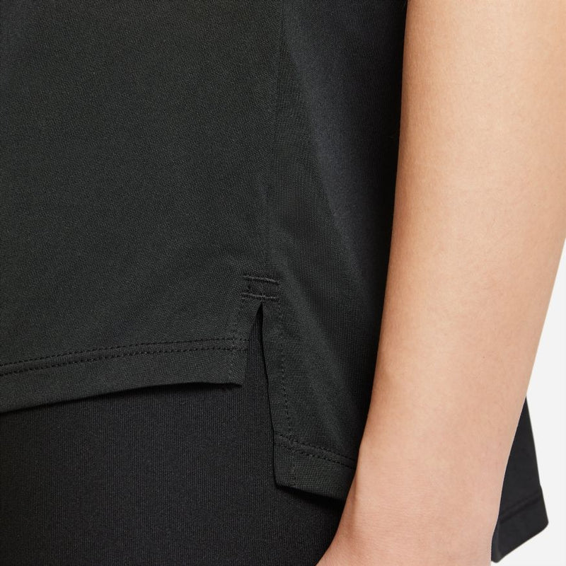 Nike Dri-FIT One Women's Standard Fit Short-Sleeve Top - Black