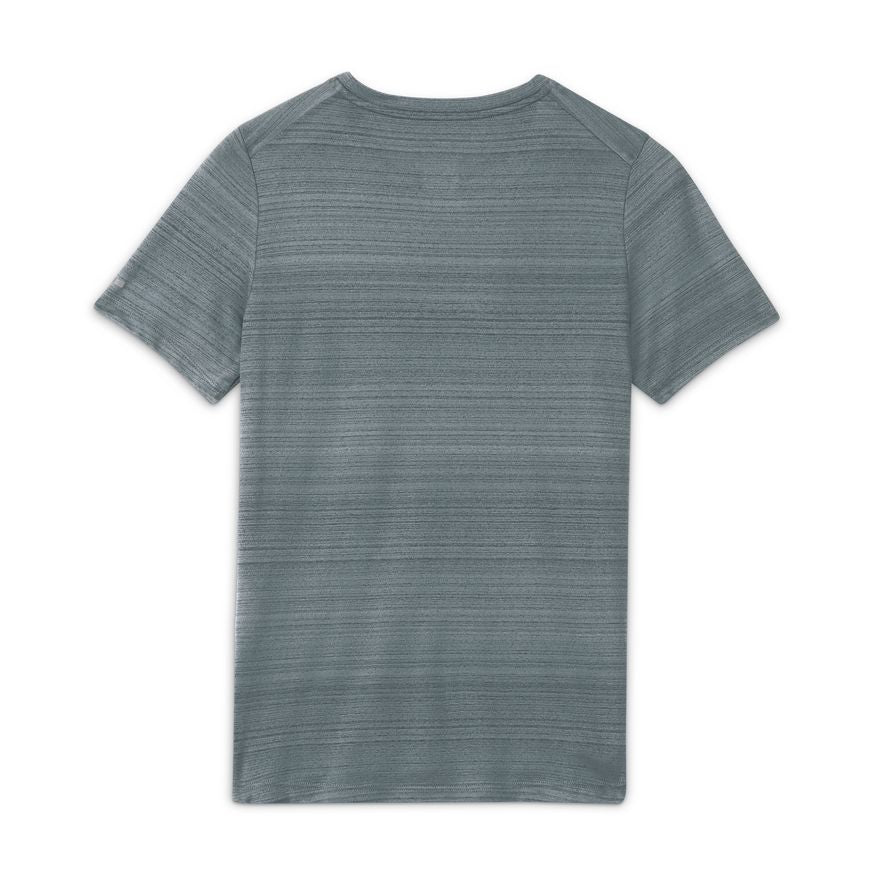 Nike Kids Dr-Fit Miler Short Sleeve Tee- Grey