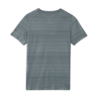 Nike Kids Dr-Fit Miler Short Sleeve Tee- Grey