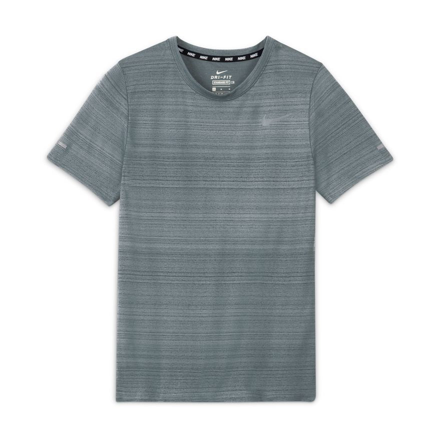 Nike Kids Dr-Fit Miler Short Sleeve Tee- Grey