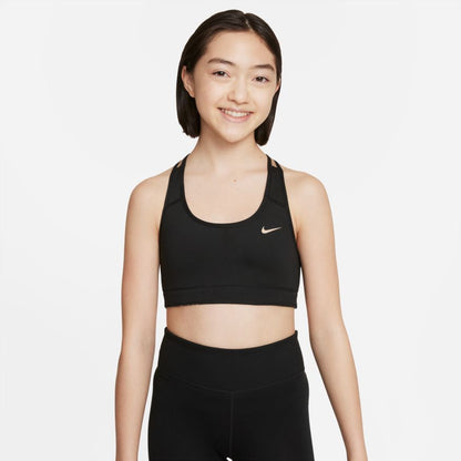 Nike Dri-FIT Swoosh Big Kids' (Girls') Reversible Sports Bra