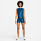 Nike Pro Women's Mid-Rise 3" Printed Training Shorts - Blue