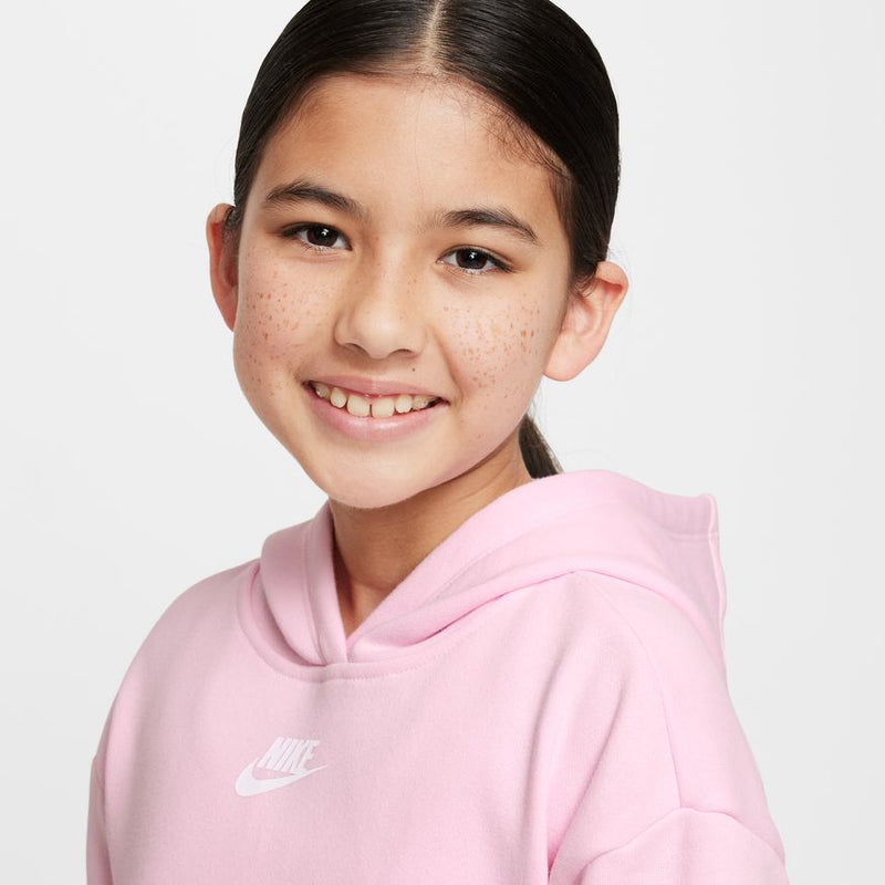Nike Sportswear Club Fleece Big Kids' (Girls') Hoodie - Pink