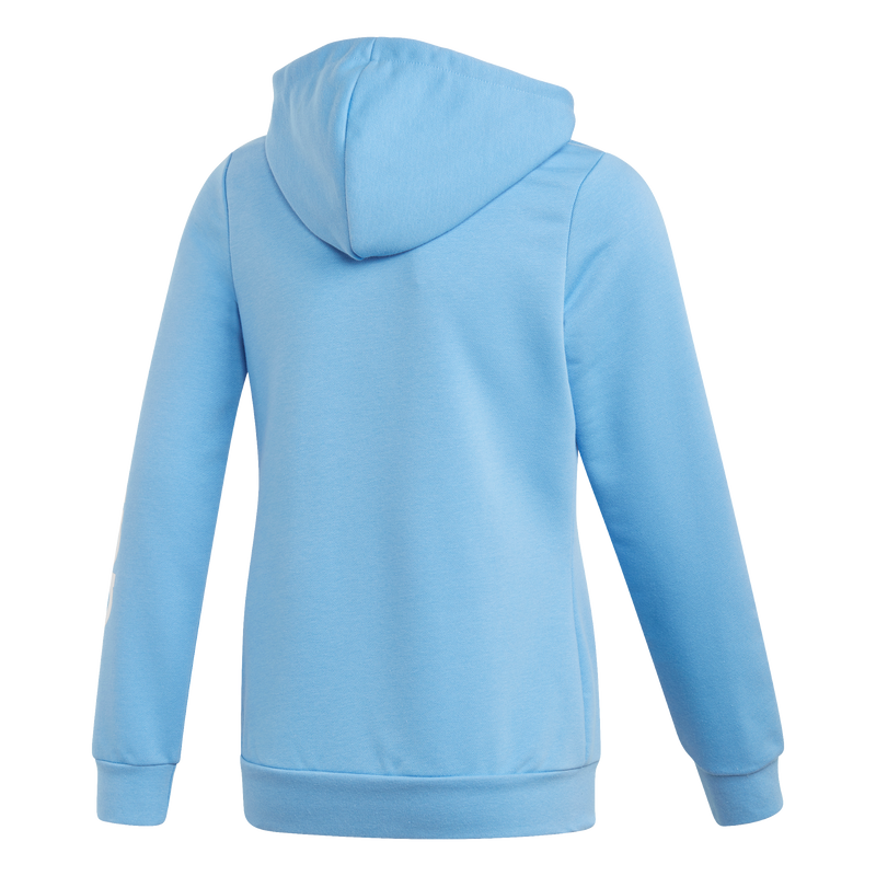Adidas Kids Linear Full Zip Hoodie-Real Blue