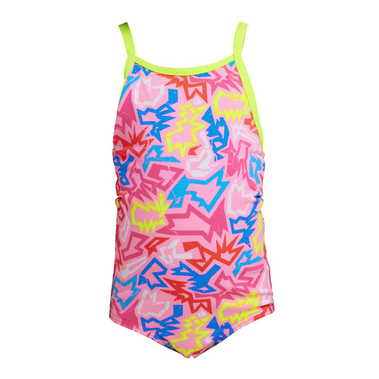 Funkita Toddler Girls Printed One Piece - Rock Star