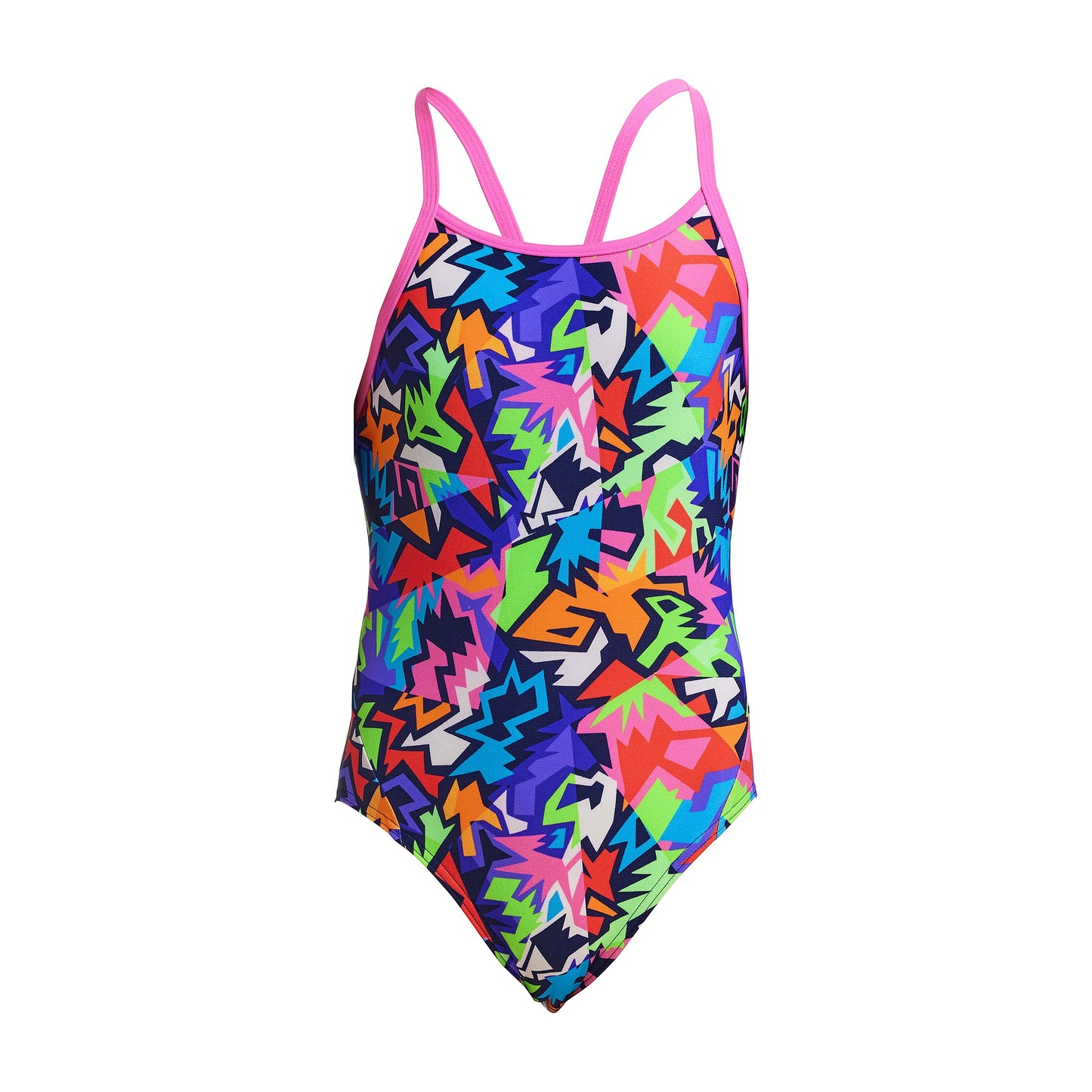 Funkita Girls Diamond Back One Piece - Sharp Edges