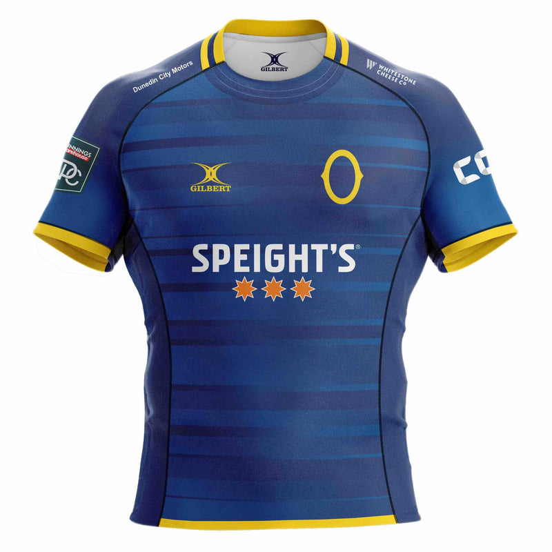 Gilbert Otago Rugby Men's Replica Home Jersey