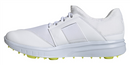 Adidas Howzat Spike Cricket Shoe - White/Yellow/Blue