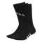 Adidas Performance Light Crew Socks 3 Pairs - Black/Black/Black