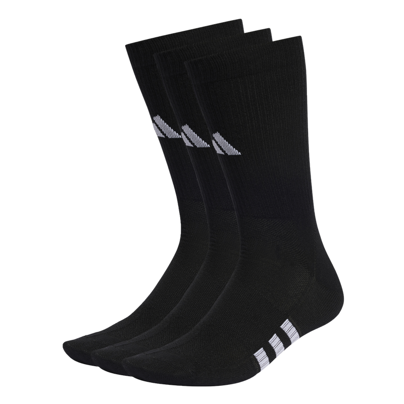 Adidas Performance Light Crew Socks 3 Pairs - Black/Black/Black