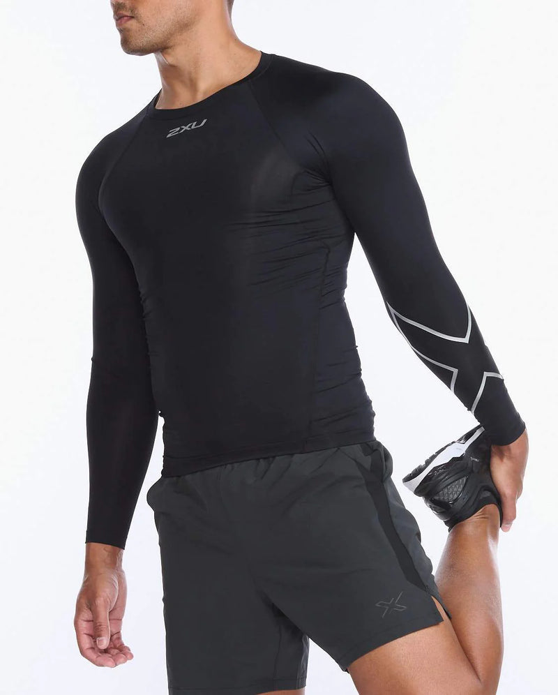 2XU Mens Core Compression Long Sleeve Top