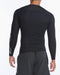 2XU Mens Core Compression Long Sleeve Top - Black/Silver