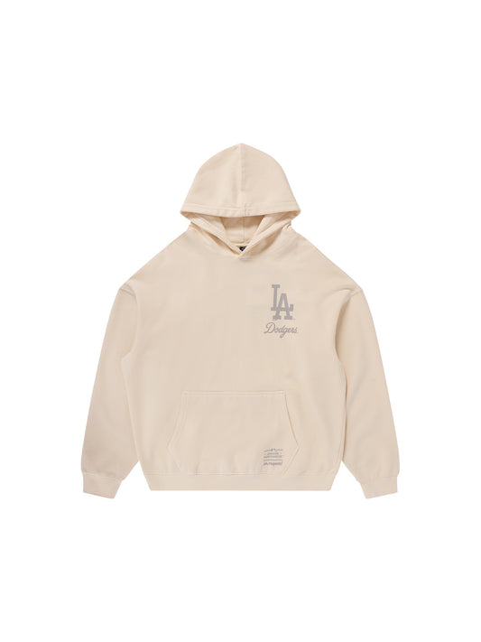 Majestic Athletic LA Dodgers Tonal Fleece Hoody - Sand Dollar Beige