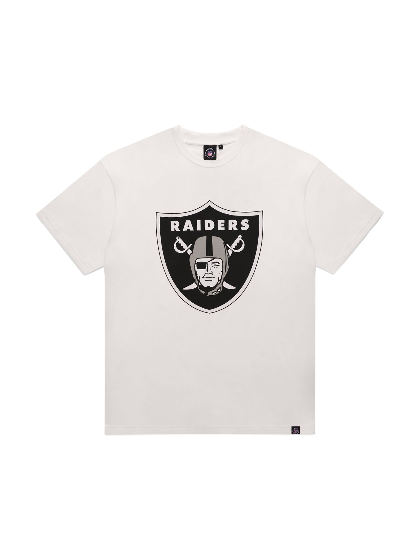 Majestic Athletic Prism Logo Tee White - Raiders