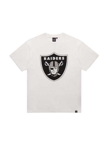 Majestic Athletic Prism Logo Tee White - Raiders