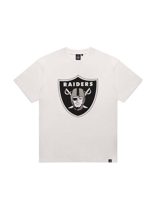 Majestic Athletic Prism Logo Tee White - Raiders