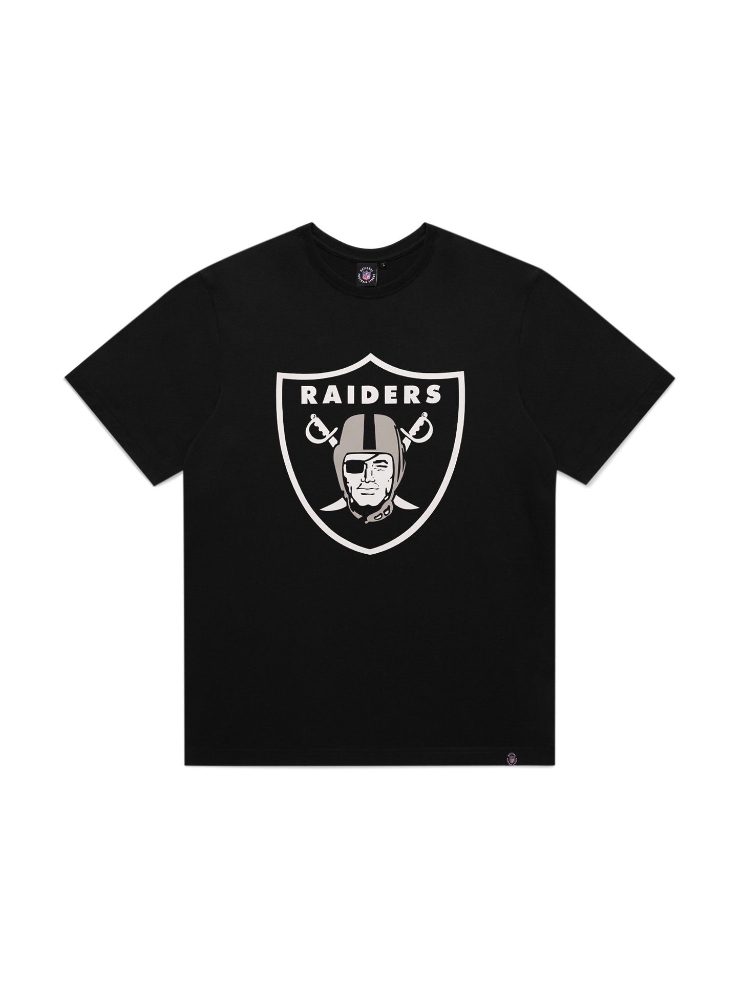 Majestic Athletic Prism Logo Tee Black - Raiders