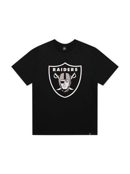Majestic Athletic Prism Logo Tee Black - Raiders