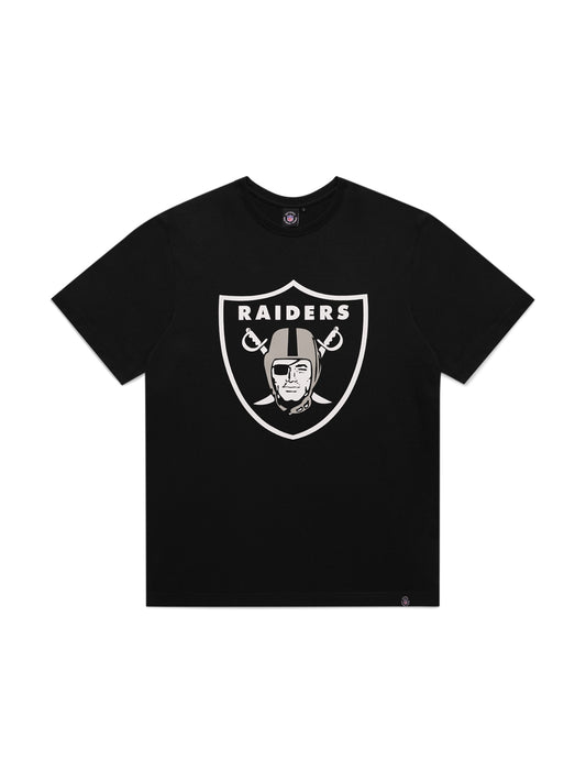 Majestic Athletic Prism Logo Tee Black - Raiders