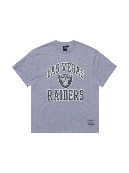 Majestic Athletic Cracked Puff Arch Tee - Las Vegas Raiders
