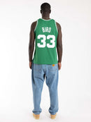 Mitchell and Ness Celtics Swingman Jersey - Larry Bird 85-86
