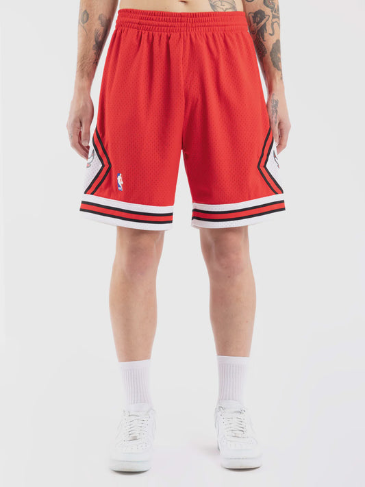 Mitch & Ness Chicago Bulls  1997-98 Road Swingman Shorts