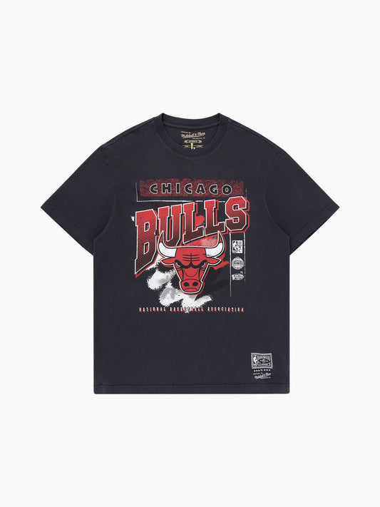 Mitchell & Ness Chicago Bulls Brush Off 2.0 Tee - Black