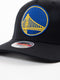 Mitchell & Ness Black and Team Colour Logo Classic Red Snapback - Golden State Warriors