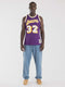 Mitchell and Ness LA Lakers Swingman Jersey - Magic Johnson 84-85 Purple