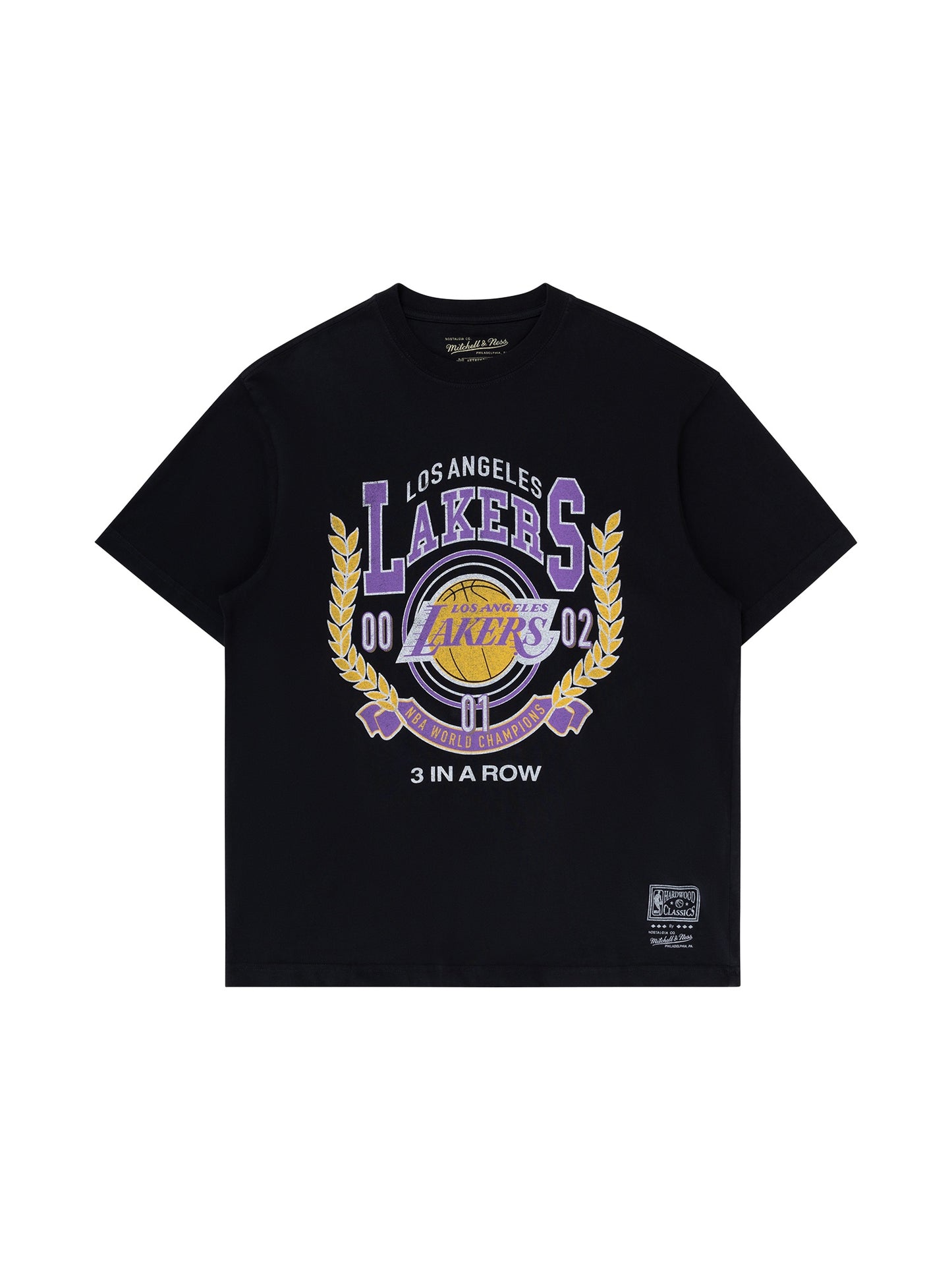 Mitchell & Ness LA Lakers Arch Tee - Faded Black