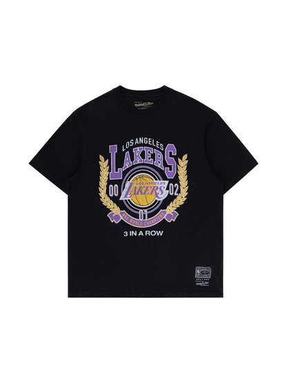 Mitchell & Ness LA Lakers Arch Tee - Faded Black