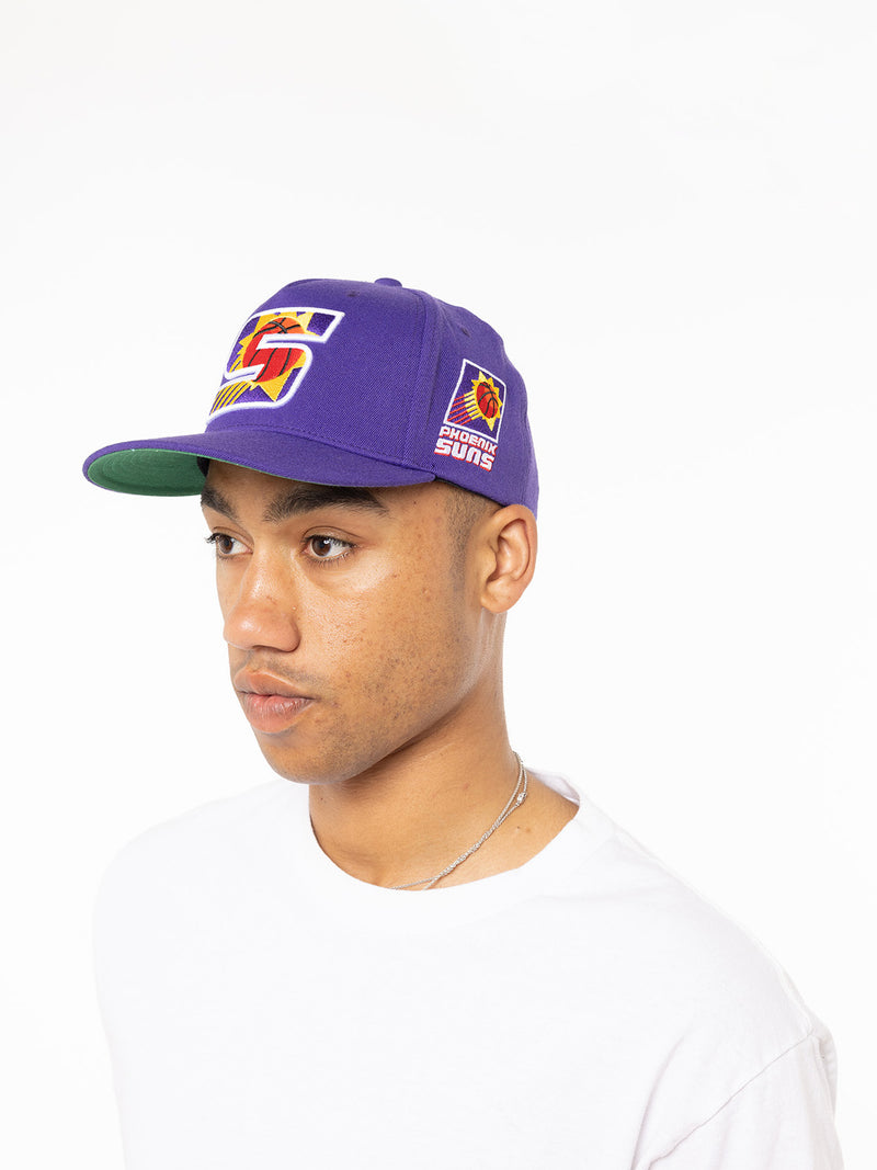 Mitchell & Ness NBA Initial Stretch Snapback Cap - Phoenix Suns