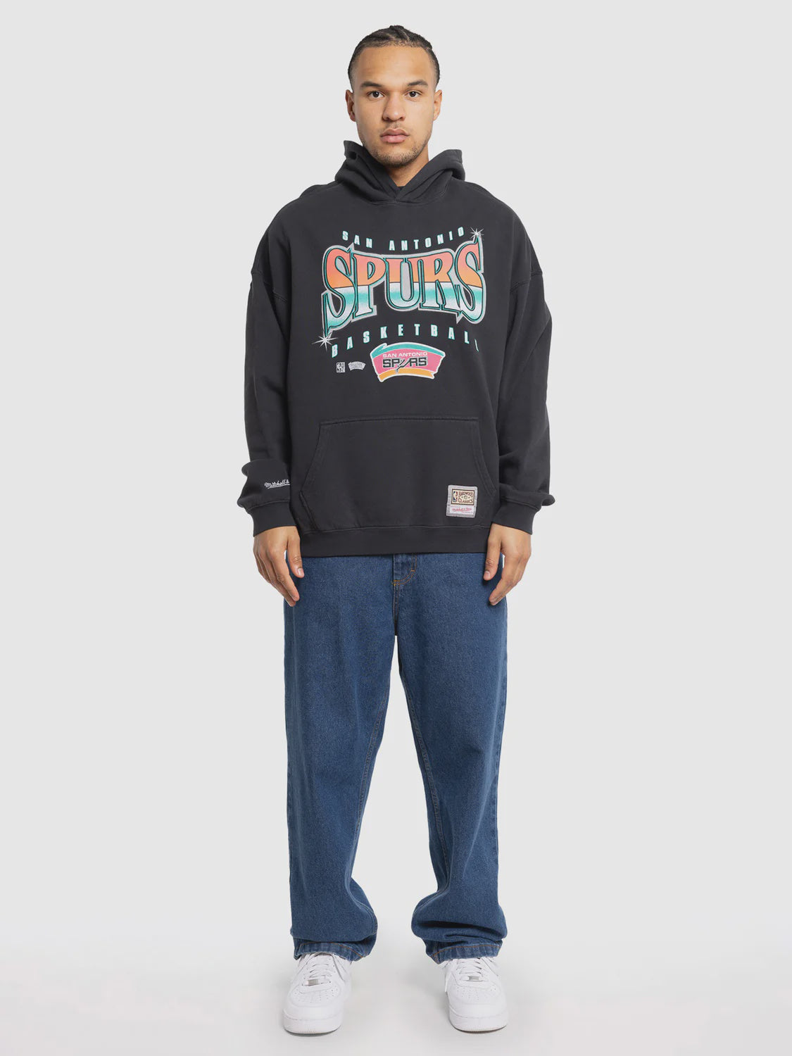 Mitchell & Ness Glow Up Hoodie - San Antonio Spurs