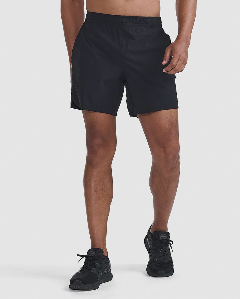 2XU Mens Motion 6 Inch Shorts - Black