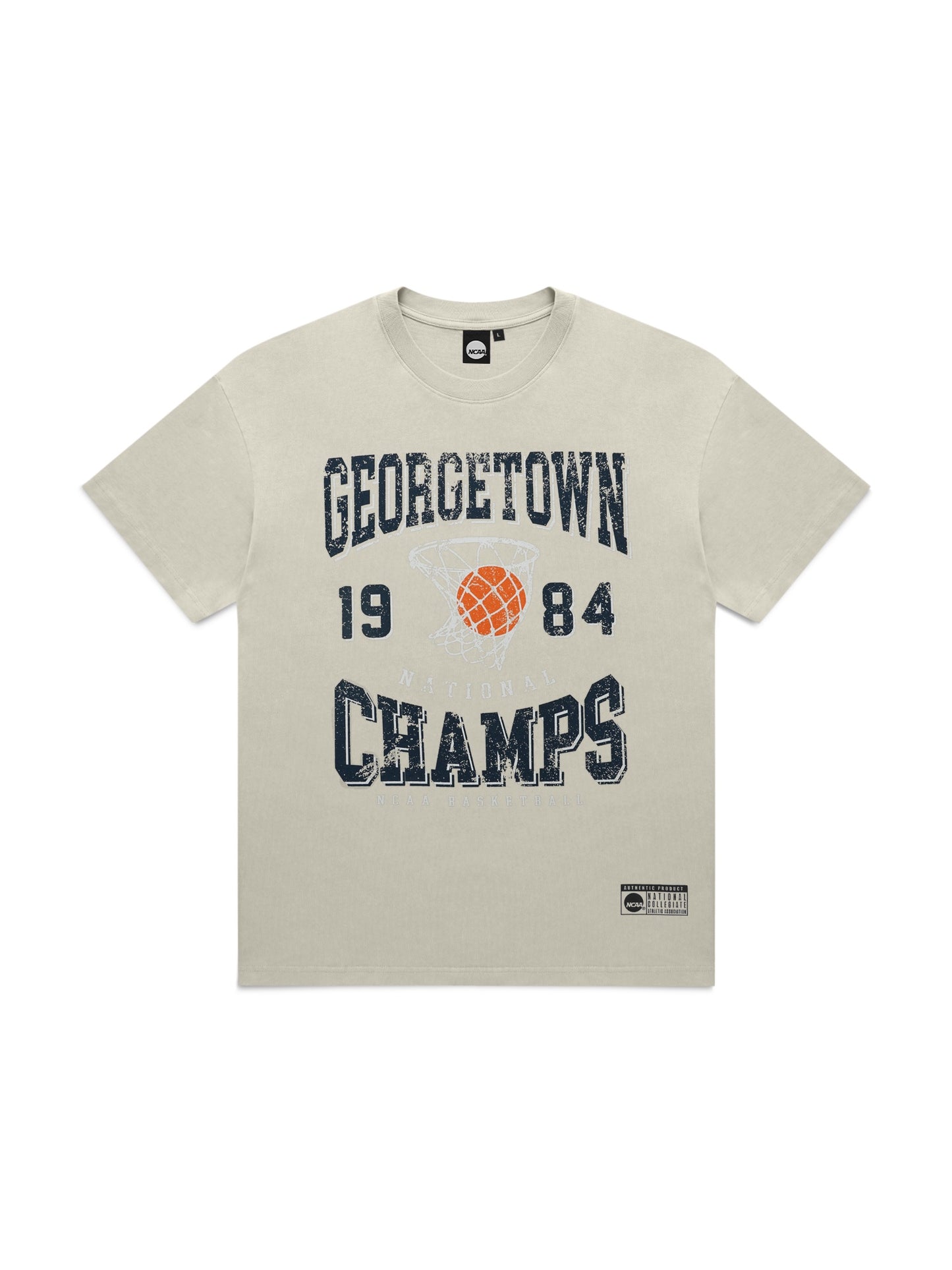 NCAA Basketball Champions Vintage Tee - Georgetown