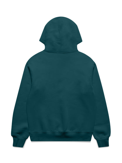 NCAA Womens Harvard Puff Print Hoodie - Deep Teal