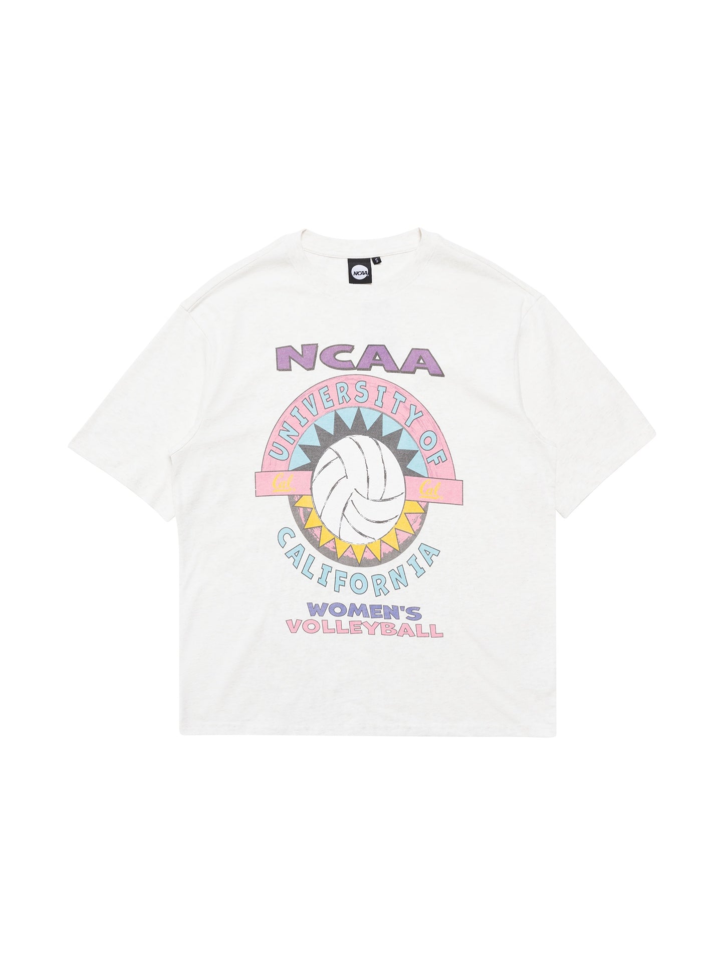 NCAA California University Women's Volleyball Tee - White Marle