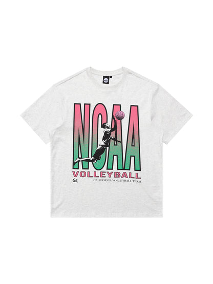 NCAA California University Volleyball Team Tee - Silver Marle
