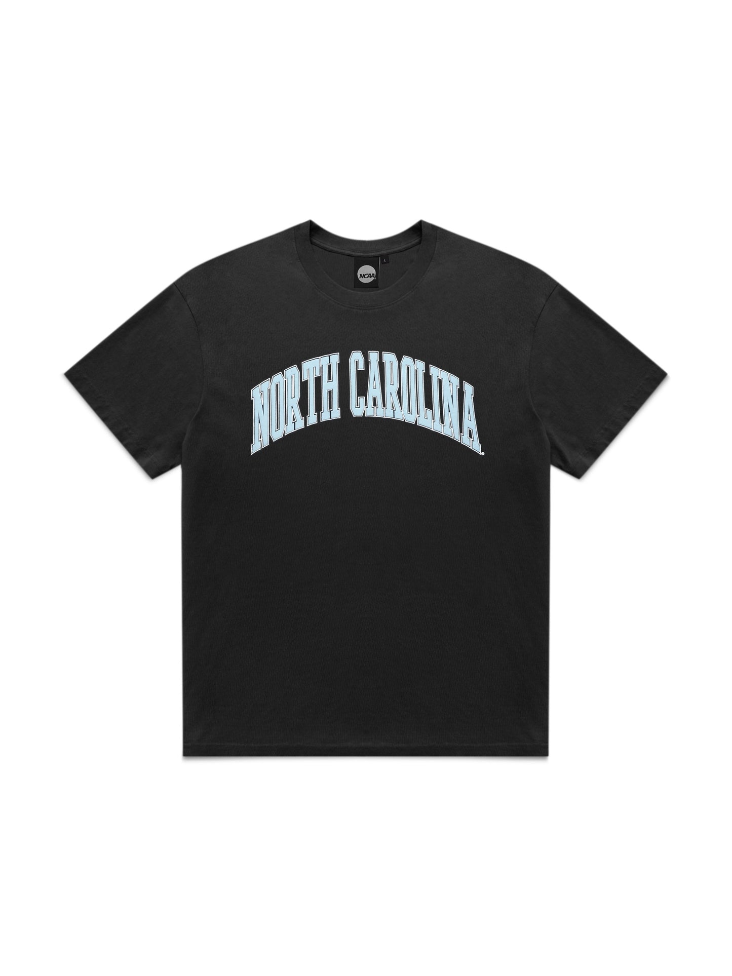 NCAA Wordmark Arch Tee - North Carolina - Solid Black