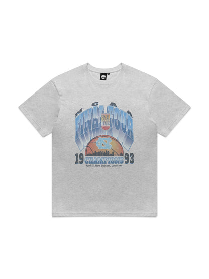 NCAA 1993 North Carolina Final Four Champs Tee - Vintage Marl