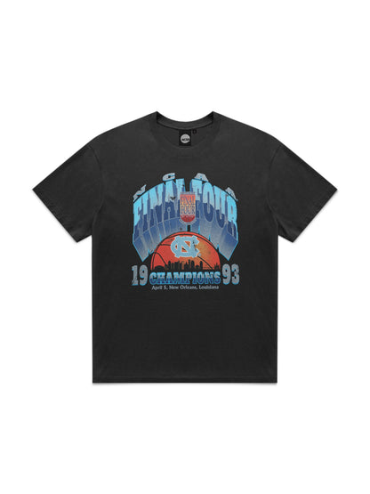 NCAA 1993 North Carolina Final Four Champs Tee - Black