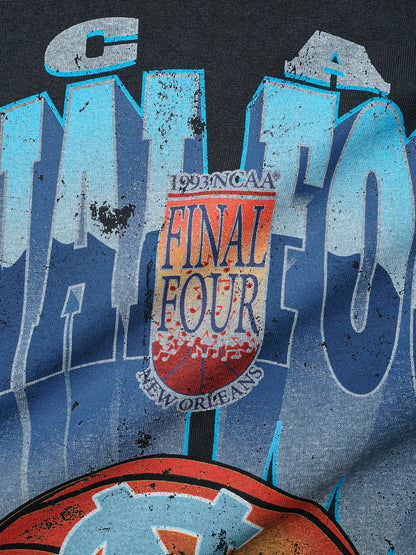 NCAA 1993 North Carolina Final Four Champs Tee - Black