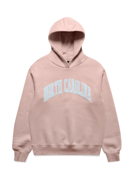 NCAA Womens North Carolina Puff Print Hoodie - Pale Mauve