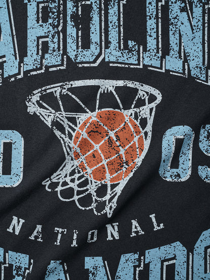 NCAA Basketball 2005 Champions Mens Vintage Tee - North Carolina