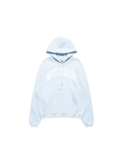 NCAA Womens North Carolina Arch Logo Hoodie - Carolina Blue