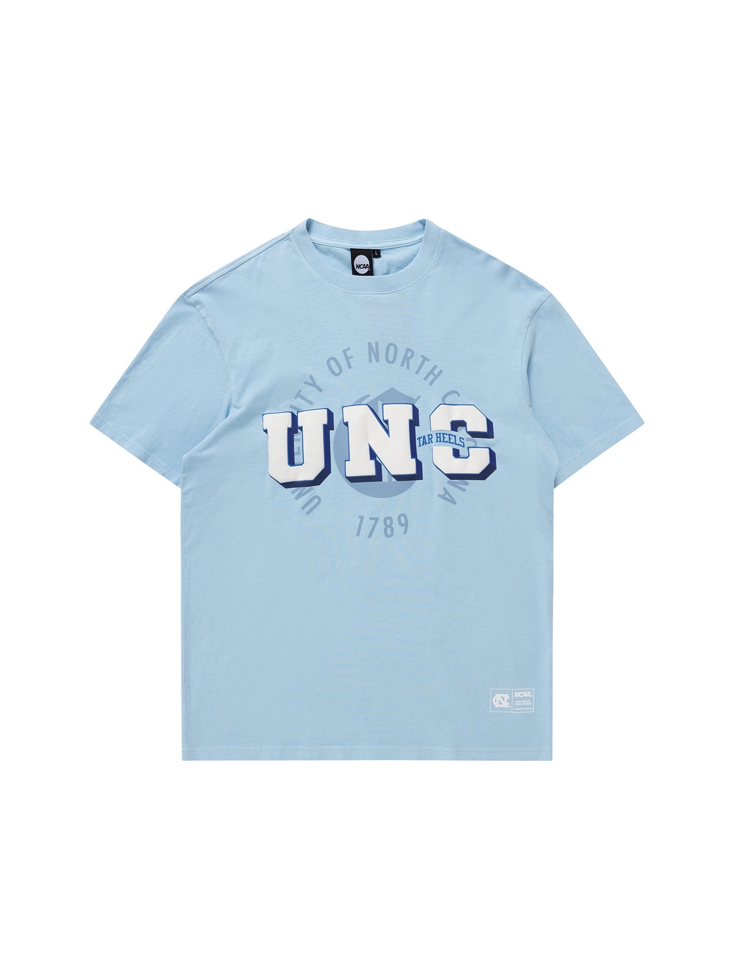 NCAA UNC 3D Watermark Tee - Carolina Blue
