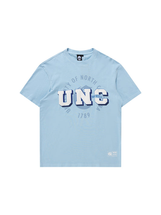 NCAA UNC 3D Watermark Tee - Carolina Blue