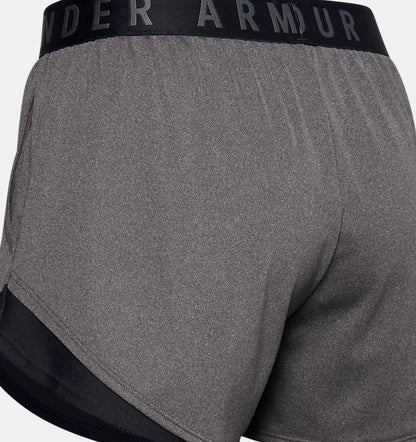 Under Armour Womens Play Up Short 3.0 - Carbon Heather/Black